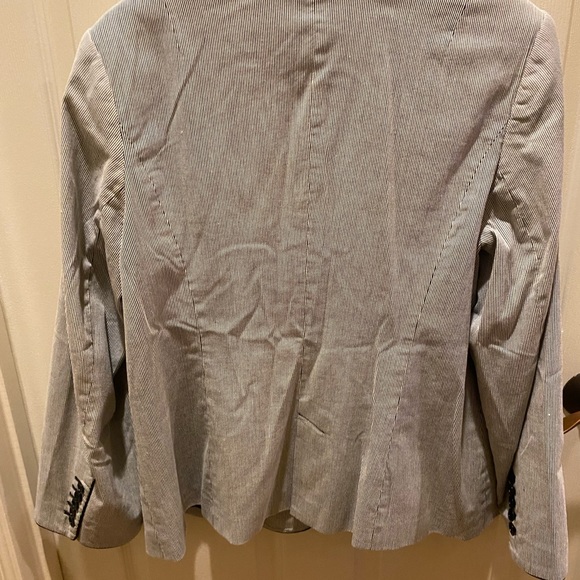Lane Bryant Ladies Tailored Cotton Blend 3-Button Jacket. Size 18 - Picture 2 of 5